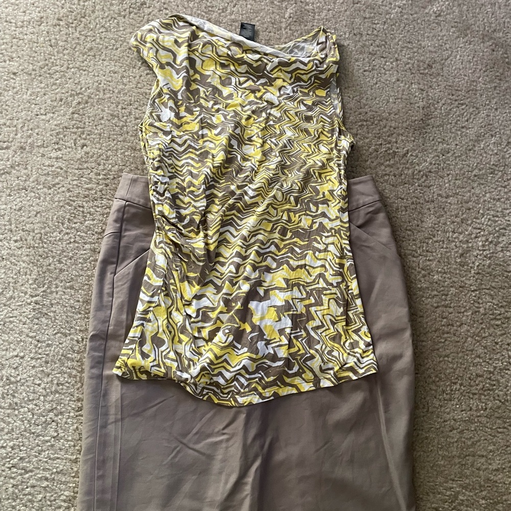 Ann Taylor  pencil  skirt and top !!!
